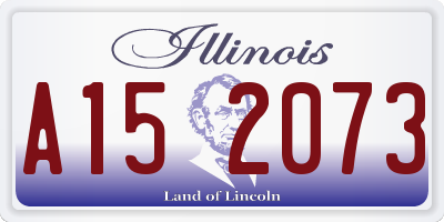 IL license plate A152073
