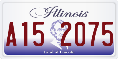 IL license plate A152075