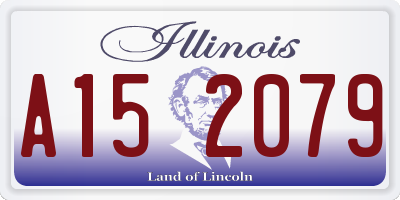 IL license plate A152079