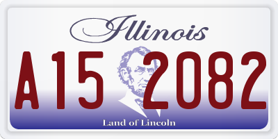 IL license plate A152082