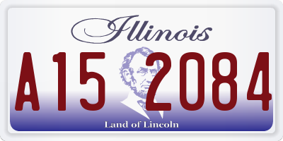 IL license plate A152084