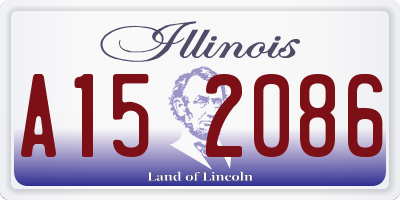 IL license plate A152086