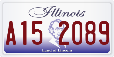 IL license plate A152089