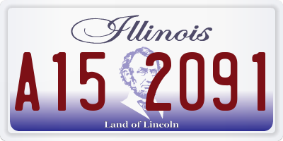 IL license plate A152091