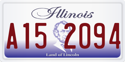 IL license plate A152094