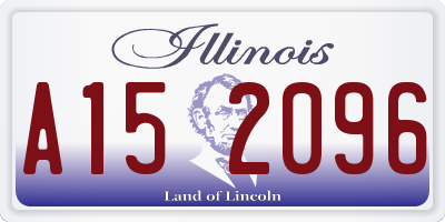 IL license plate A152096