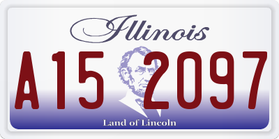 IL license plate A152097