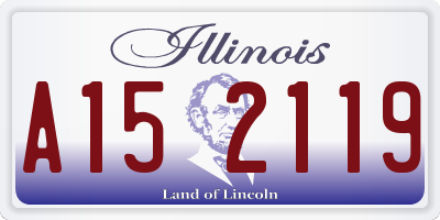 IL license plate A152119