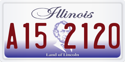 IL license plate A152120