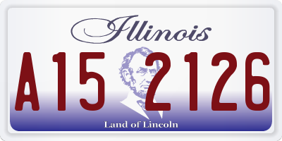 IL license plate A152126