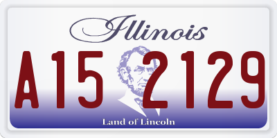 IL license plate A152129