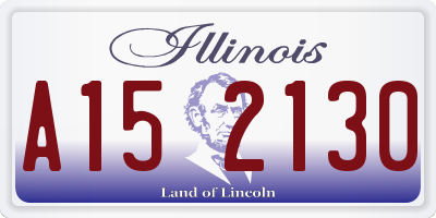 IL license plate A152130