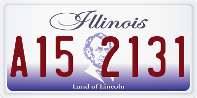 IL license plate A152131
