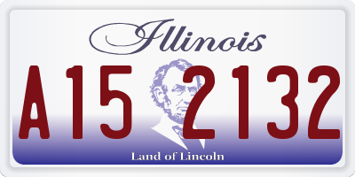IL license plate A152132