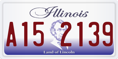 IL license plate A152139