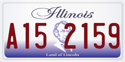IL license plate A152159