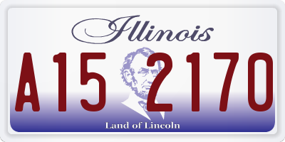 IL license plate A152170