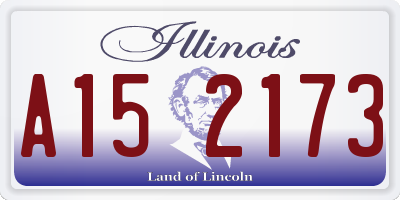 IL license plate A152173