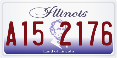 IL license plate A152176