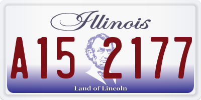 IL license plate A152177