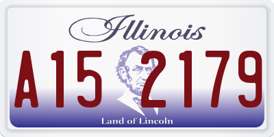 IL license plate A152179