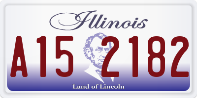 IL license plate A152182