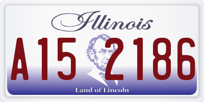 IL license plate A152186