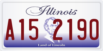 IL license plate A152190