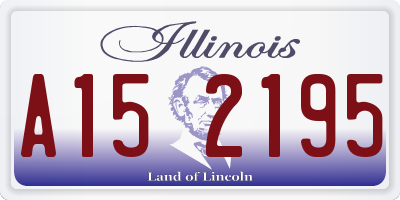 IL license plate A152195