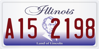 IL license plate A152198