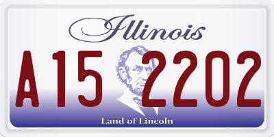 IL license plate A152202