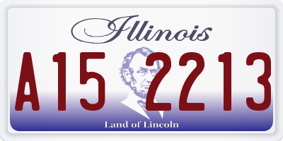 IL license plate A152213