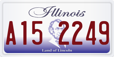 IL license plate A152249