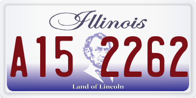 IL license plate A152262