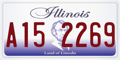 IL license plate A152269