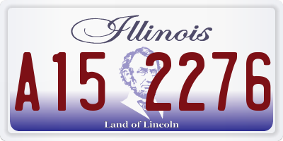 IL license plate A152276