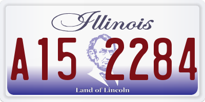 IL license plate A152284