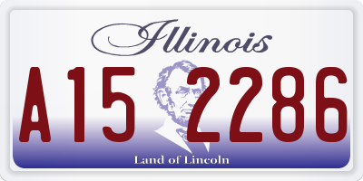 IL license plate A152286