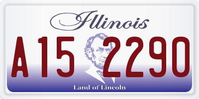 IL license plate A152290