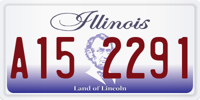 IL license plate A152291