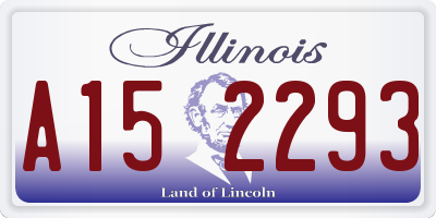 IL license plate A152293