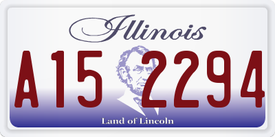 IL license plate A152294