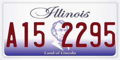 IL license plate A152295
