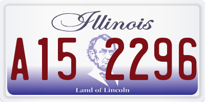 IL license plate A152296