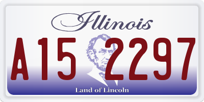 IL license plate A152297