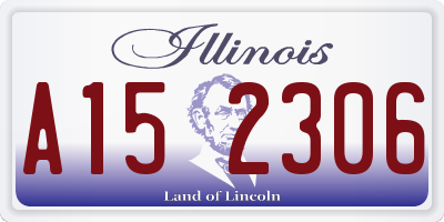 IL license plate A152306