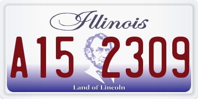 IL license plate A152309