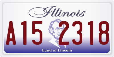 IL license plate A152318
