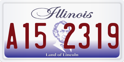IL license plate A152319