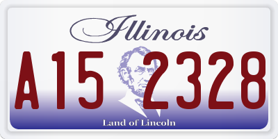 IL license plate A152328